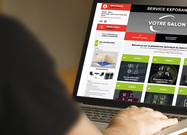 Online exhibitors platform